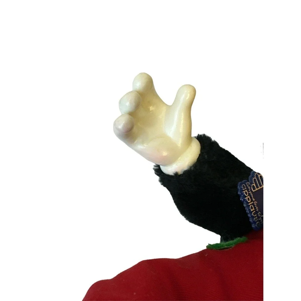 Vintage DISNEY Applause Mickey Mouse Christmas Plush Body Plastic Extremities